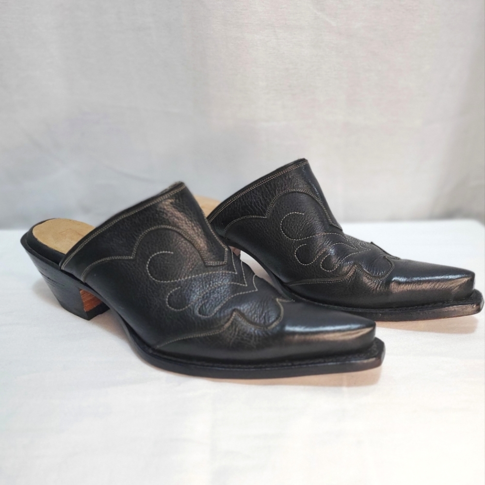 Double D by Old Gringo Sonora Black Cowboy - Cowgirl Boot Mules - Size 8